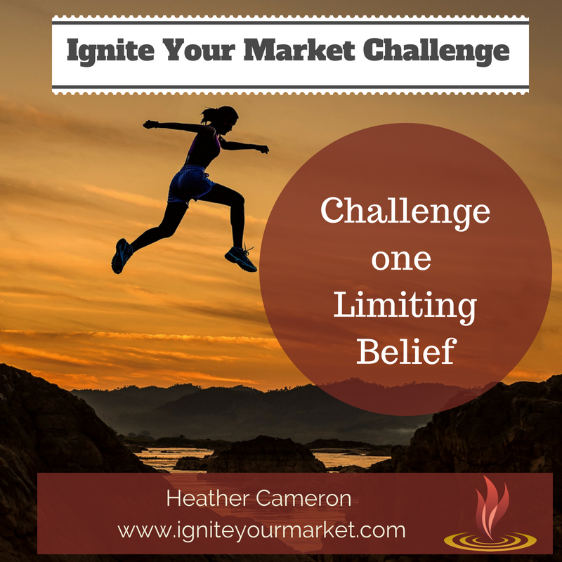 This Week’s Ignite Your Market Challenge: Challenge One of Your Limiting Beliefs