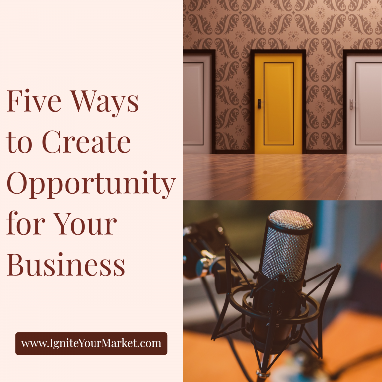 CREATE AN OPPORTUNITY intelligence overview